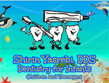 Tablet Screenshot of dentistry-pediatric.com